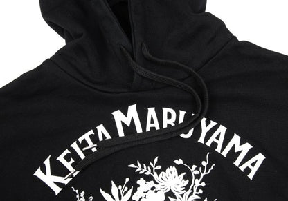 LILY BROWN x KEITA MARUYAMA Botanical Logo Print Hoodie Black Size F