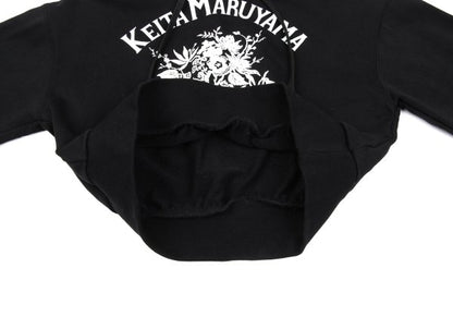 LILY BROWN x KEITA MARUYAMA Botanical Logo Print Hoodie Black Size F