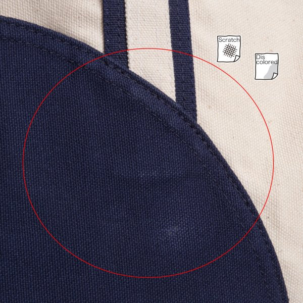 ISSEY MIYAKE I.S. Whale Canvas Ivory Navy Tote