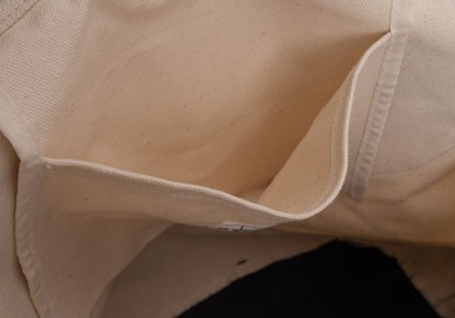 ISSEY MIYAKE I.S. Whale Canvas Ivory Navy Tote