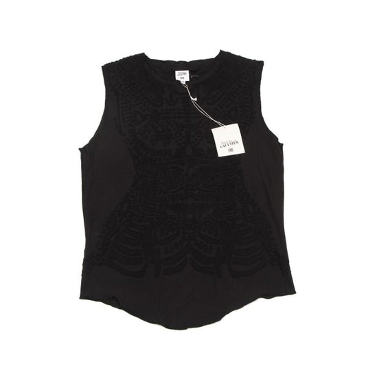 Jean Paul GAULTIER HOMME Cotton Nylon Top Black Size 48