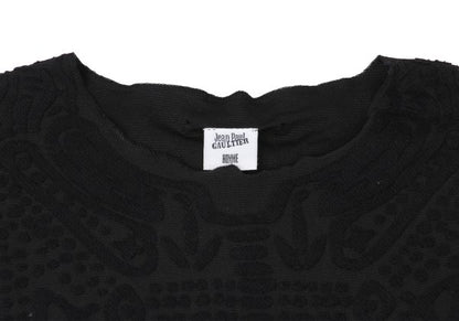 Jean Paul GAULTIER HOMME Cotton Nylon Top Black Size 48