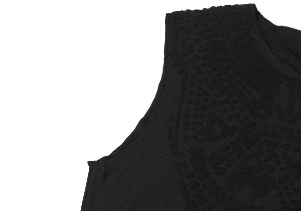 Jean Paul GAULTIER HOMME Cotton Nylon Top Black Size 48