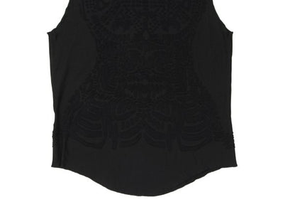 Jean Paul GAULTIER HOMME Cotton Nylon Top Black Size 48