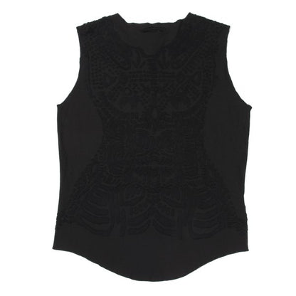 Jean Paul GAULTIER HOMME Cotton Nylon Top Black Size 48