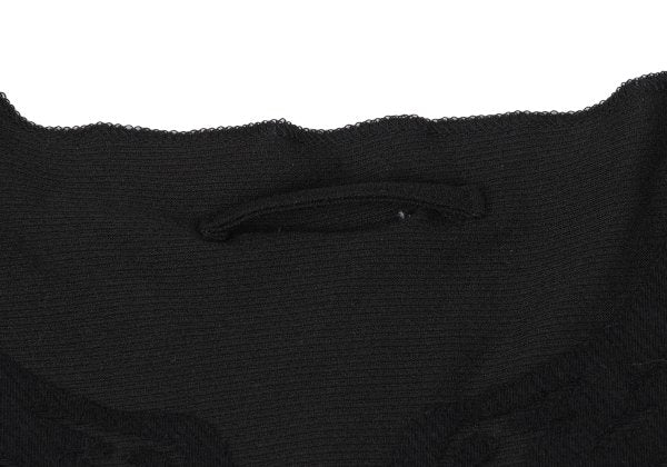 Jean Paul GAULTIER HOMME Cotton Nylon Top Black Size 48