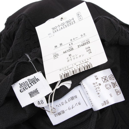 Jean Paul GAULTIER HOMME Cotton Nylon Top Black Size 48