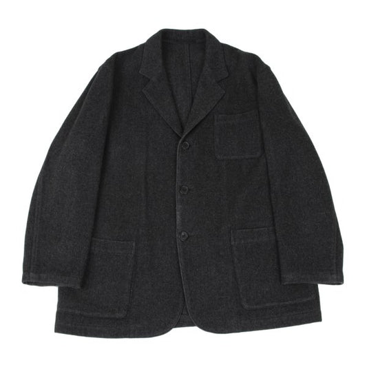 Y's for men Melton Wool Patch Pocket 3B Jacket Gray Size 2