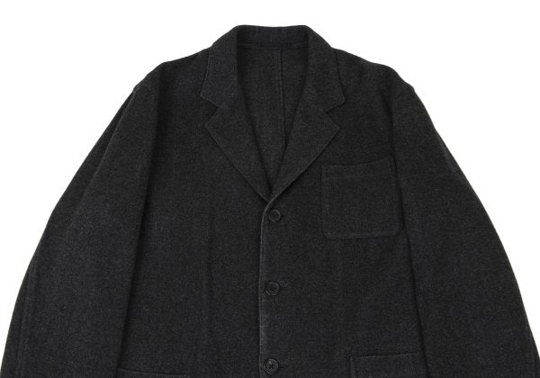 Y's for men Melton Wool Patch Pocket 3B Jacket Gray Size 2