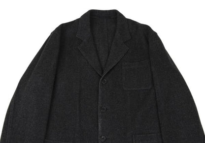 Y's for men Melton Wool Patch Pocket 3B Jacket Gray Size 2