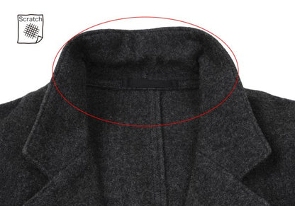 Y's for men Melton Wool Patch Pocket 3B Jacket Gray Size 2