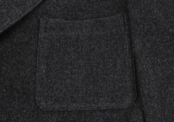 Y's for men Melton Wool Patch Pocket 3B Jacket Gray Size 2