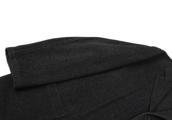 Y's for men Melton Wool Patch Pocket 3B Jacket Gray Size 2