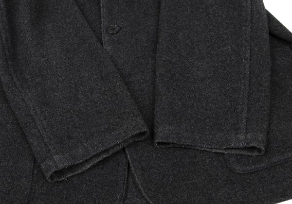 Y's for men Melton Wool Patch Pocket 3B Jacket Gray Size 2