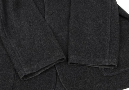 Y's for men Melton Wool Patch Pocket 3B Jacket Gray Size 2