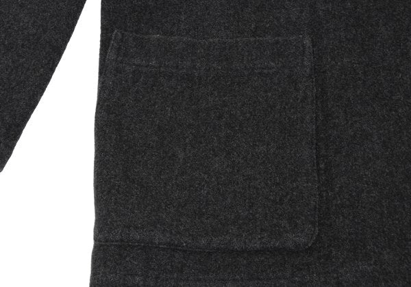 Y's for men Melton Wool Patch Pocket 3B Jacket Gray Size 2