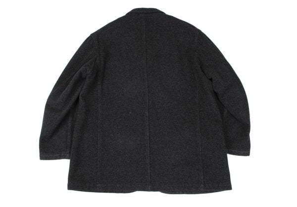 Y's for men Melton Wool Patch Pocket 3B Jacket Gray Size 2