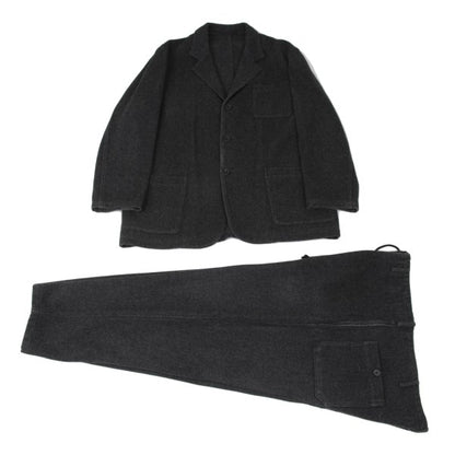 Y's for men Melton Wool Jacket Gray Size 2