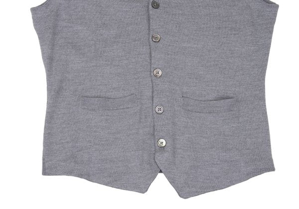 Brooks Brothers Merino Wool Knit Vest Gray Size XS
