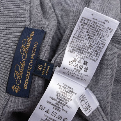 Brooks Brothers Merino Wool Knit Vest Gray Size XS