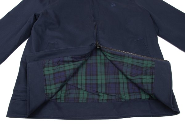 Brooks Brothers Black Watch Lined Swing Top Navy Size S