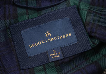 Brooks Brothers Black Watch Lined Swing Top Navy Size S