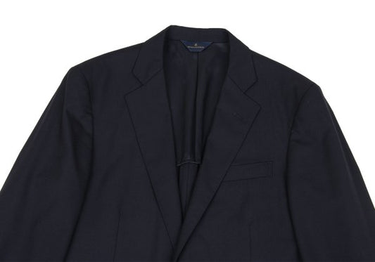 Brooks Brothers Wool Blend Metal Jacket Navy Size 39SHT