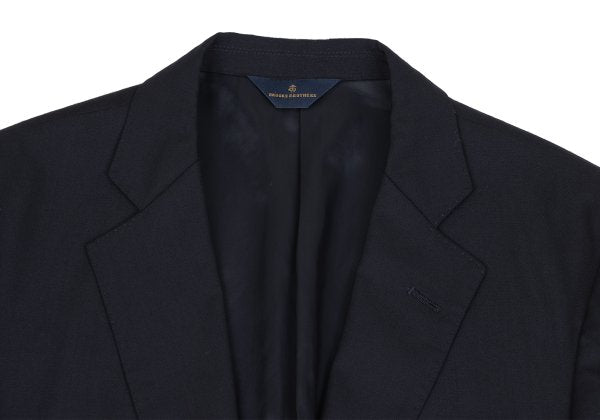 Brooks Brothers Wool Blend Metal Jacket Navy Size 39SHT