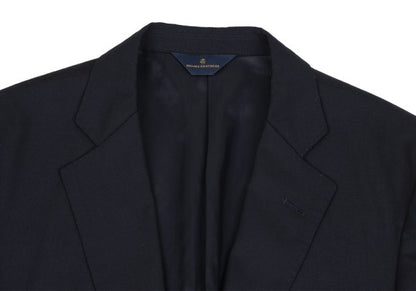 Brooks Brothers Wool Blend Metal Jacket Navy Size 39SHT