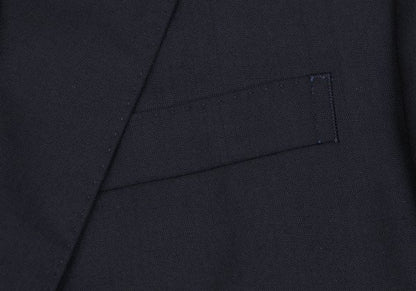 Brooks Brothers Wool Blend Metal Jacket Navy Size 39SHT