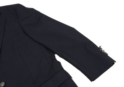Brooks Brothers Wool Blend Metal Jacket Navy Size 39SHT