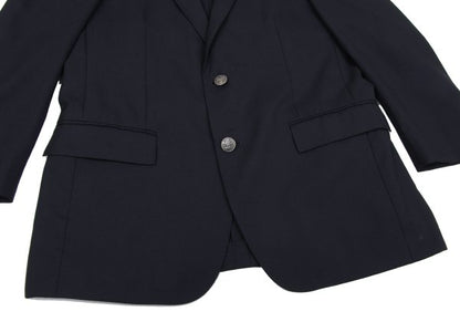 Brooks Brothers Wool Blend Metal Jacket Navy Size 39SHT