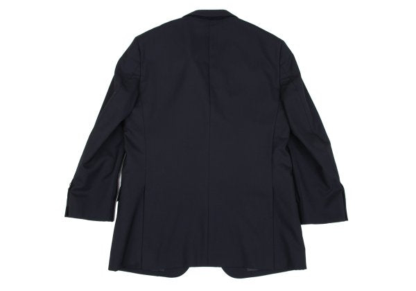 Brooks Brothers Wool Blend Metal Jacket Navy Size 39SHT