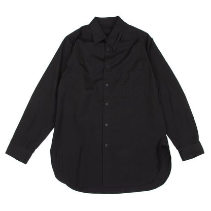 Yohji Yamamoto POUR HOMME Asymmetric Shirt Black Size 2