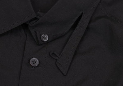 Yohji Yamamoto POUR HOMME Asymmetric Shirt Black Size 2