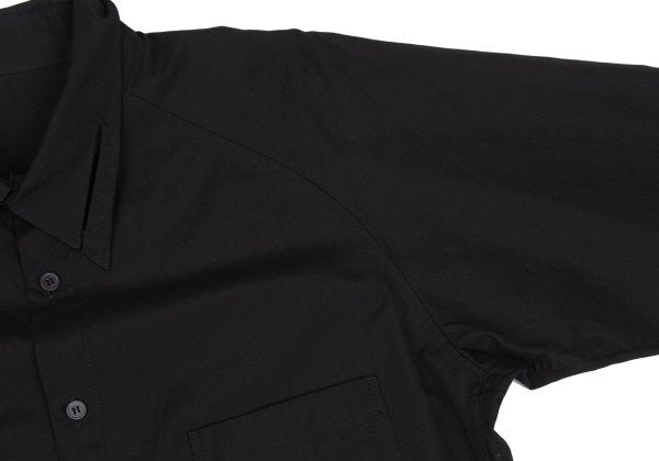 Yohji Yamamoto POUR HOMME Asymmetric Shirt Black Size 2