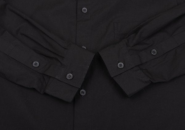 Yohji Yamamoto POUR HOMME Asymmetric Shirt Black Size 2