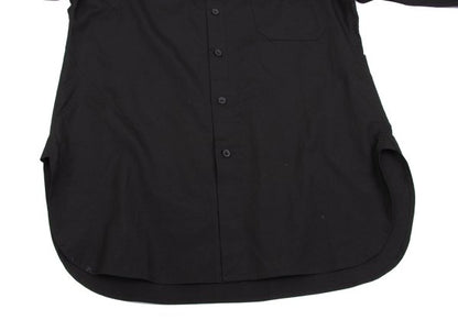 Yohji Yamamoto POUR HOMME Asymmetric Shirt Black Size 2