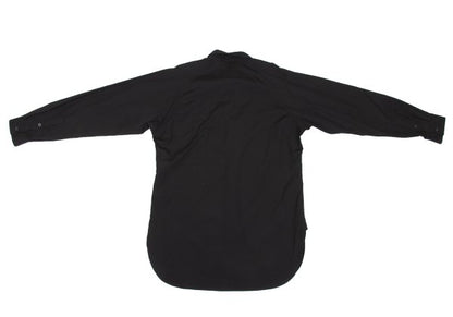 Yohji Yamamoto POUR HOMME Asymmetric Shirt Black Size 2
