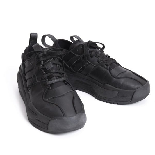 Y-3 Rivalry Leather Sneakers Black Size 25cm
