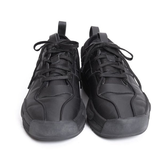 Y-3 Rivalry Leather Sneakers Black Size 25cm