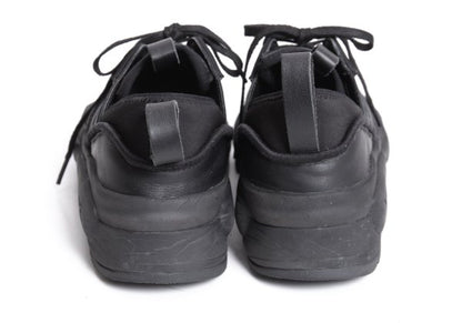 Y-3 Rivalry Leather Sneakers Black Size 25cm