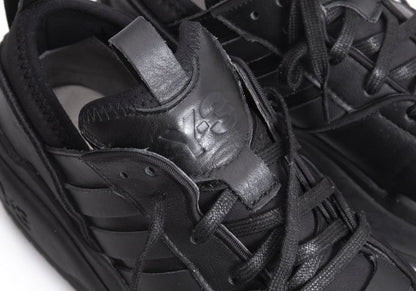 Y-3 Rivalry Leather Sneakers Black Size 25cm
