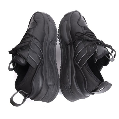 Y-3 Rivalry Leather Sneakers Black Size 25cm