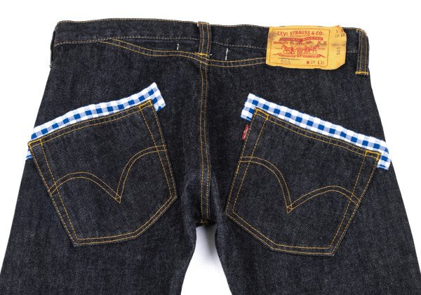 JUNYA WATANABE MAN x Levi's 505 Gingham Denim Indigo Size S
