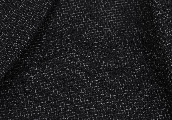GIANNI VERSACE Wool Grid Weave 2B Jacket Dark Gray Size 50