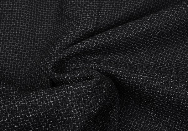 GIANNI VERSACE Wool Grid Weave 2B Jacket Dark Gray Size 50