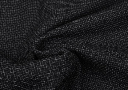 GIANNI VERSACE Wool Grid Weave 2B Jacket Dark Gray Size 50