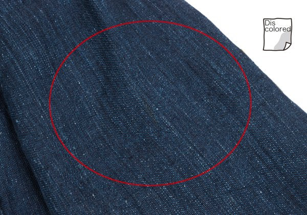 COMME des GARCONS HOMME Linen Double Jacket Blue Size S