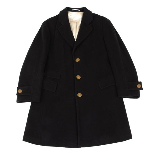 Vivienne Westwood MAN Wool Nylon Chester Dark Brown Coat Size 48